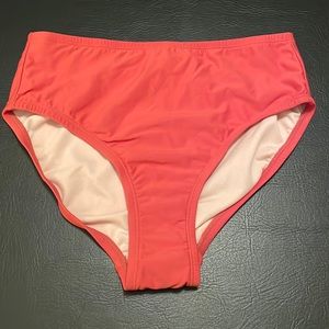 NWT Social Angel Rust High Leg Bikini Bottom - Size Small